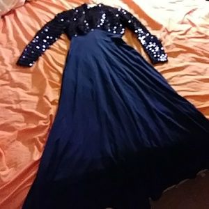 Long halloween or holiday dress
